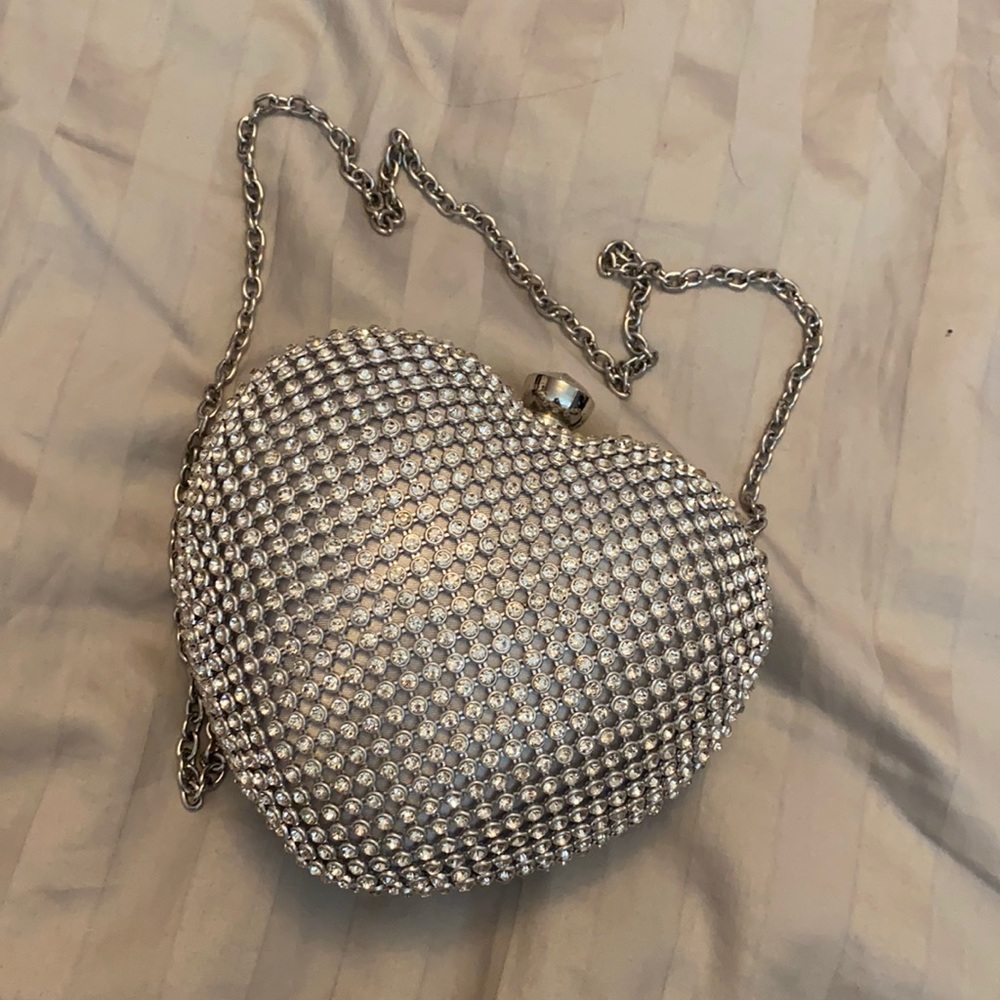 Jewel Heart Clutch